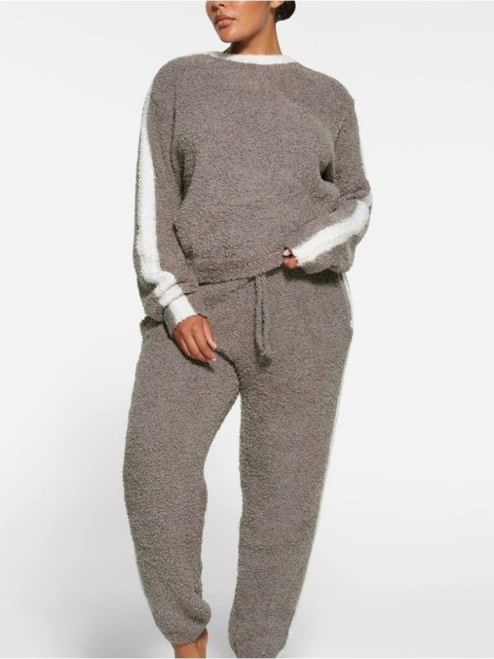 SKIMS Cozy Knit Crewneck + Jogger Set